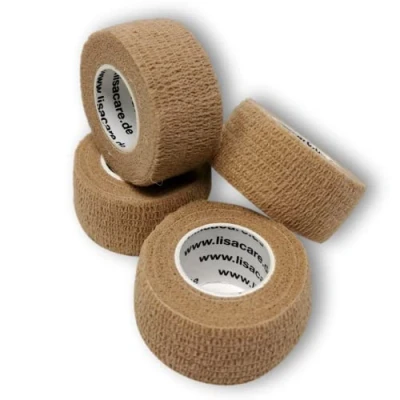 Image of Lisa Care Finger Dirt Grease and Repellent Elastic Waterproof Plaster Selection of Colours 4 Rolls 2.5 cm x 4.5 m