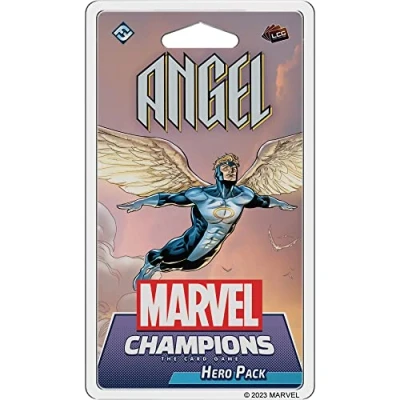 Image of Fantasy Flight Games Marvel Champions: Angel Hero Pack Miniatures Card Game Ages 14+ 1 4 Players 30 Minutes Playing Time