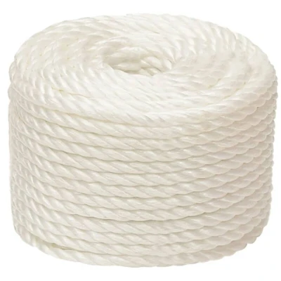 Image of vidaXL Work Rope White 14 mm 25 m Polypropylene