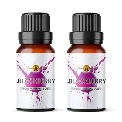 Image of Aroma Energy BlackBerry Fragrance Oil 20ml (2 x 10ml) Highly Scented for Making Candle, Soap, Wax Melt, Diffuser etc