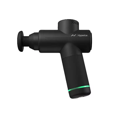 Image of Hypervolt Go 2 Featuring Quiet Glide Technology Handheld Percussion Massage Gun 3 Speeds, Interchangeable Heads Helps Relieve Sore Muscles and Stiffness (Hypervolt Black)