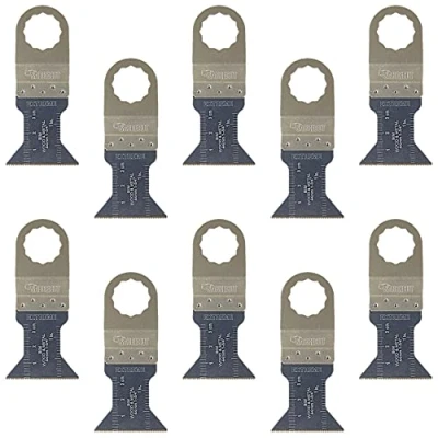 Image of 10 x SabreCut SC44B_10 44mm Bi Metal Blades Compatible with Fein SuperCut and Festool Vecturo (Non StarLock) Oscillating Multitool Multi Tool Accessories