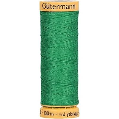 Image of Gütermann GNE50 7780 Sewing Thread, Cotton, Green, 100 m