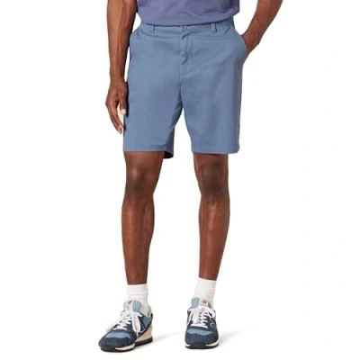 Image of Amazon Essentials Men&#039;s Slim fit 9&quot; Stretch Chino Shorts, Dark Blue, 29W