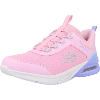Image of Skechers Microspec Max Colour Treifecta Sneaker, Pink, 1.5 UK Child