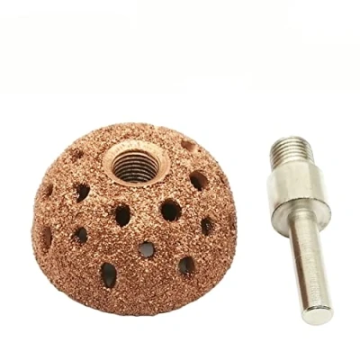 Image of Zerint BT 1001a Buffing Wheel for Tyre Repair dia. 38 mm 60 Grit with Linking Rod 1pc
