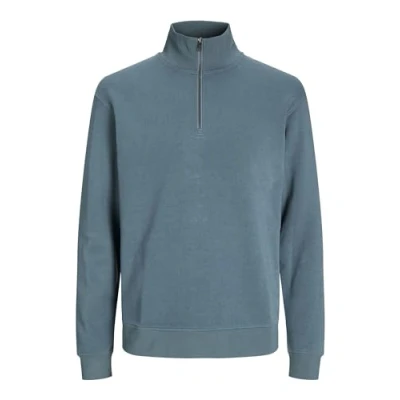 Image of Jack &amp; Jones Jjebradley CREW Sweatshirt, Men&#039;s, Size: XS, Goblin blue