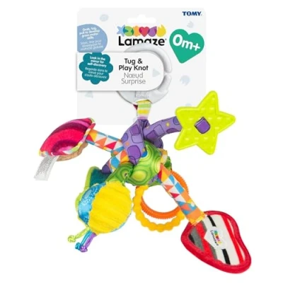 Image of LAMAZE L27128 Tug and Play Knot Baby Toy