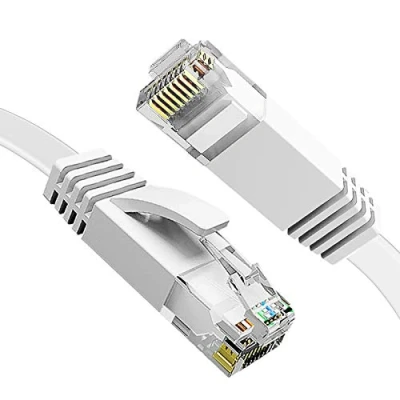 Image of Lemeend Ethernet Cable 3m,Cat6 Gigabit Lan Network RJ45 High Speed Patch Cord 250Mhz Flat Design 1Gbps for PC/Xbox/PS4/PS5/Modem/Router