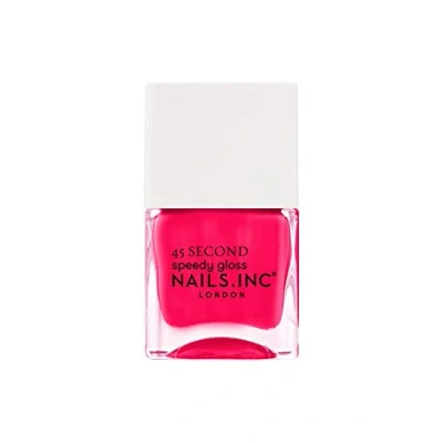 Image of Nails.INC 45 Second Speedy Gloss Nail Polish, Quick Drying and Long Lasting Color, Formulated to Strengthen Nails Extend Wear Time, Cruelty Free, Vegan, No Bad Days in Nottinghill