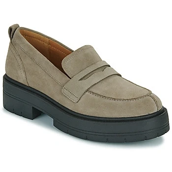 Image of Geox D SPHERICA EC7 women&#039;s Loafers / Casual Shoes in Grey