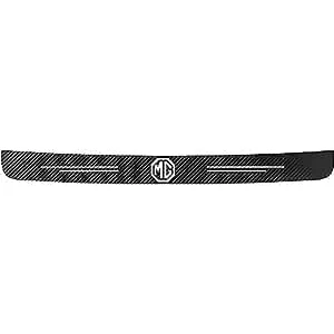 Image of Car Carbon Fiber Rear Bumper Protector Strip for MG3 MG4 EV / MG5 MG6 MG HS/MG Marvel R/MG ZS, Tailgate Trim Strip, Anti Scratch Trunk Sill Plate Cover Sticker Accessories