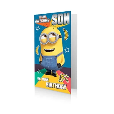Image of Despicable Me Son Birthday Card