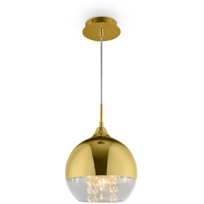 Image of Modern Fermi Gold Dome Pendant Ceiling Light