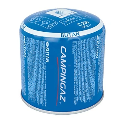 Image of Campingaz C206 Pierceable Gas Cartridge (Pack of 3)