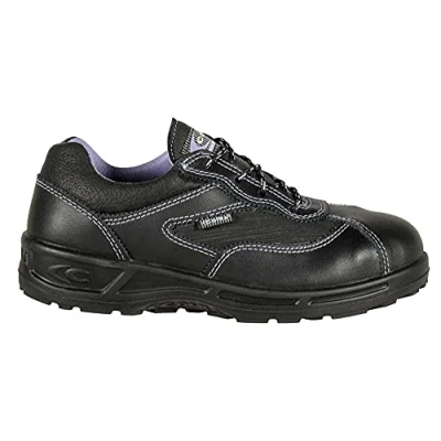 Image of Cofra 76530 000.W38 SOPHIE S3 SRC Safety Shoes, Black/Lilac, Size 5