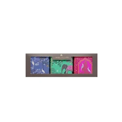 Image of Sara Miller India Set of 3 Square Caddies