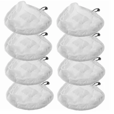 Image of First4spares Washable Microfibre Cloth Cleaning Pads for Vax S87 T2 Red Steam Mop (Pack of 8)