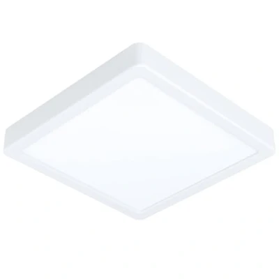 Image of Eglo Connect.z Smart Home LED Ceiling Light Panel Fueva Z, 8.3 inches, Zigbee Bathroom Lighting, app and Voice Control, White tunable Lights (Warm Cool White), White, IP44