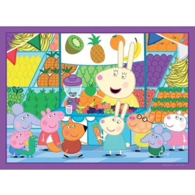 Image of Ravensburger Peppa Pig Shopping My First Floor Puzzle 16 Piece Jigsaw Puzzles for Kids Educational Toddler Toys Age 24 Months and Up (2 Years Old)