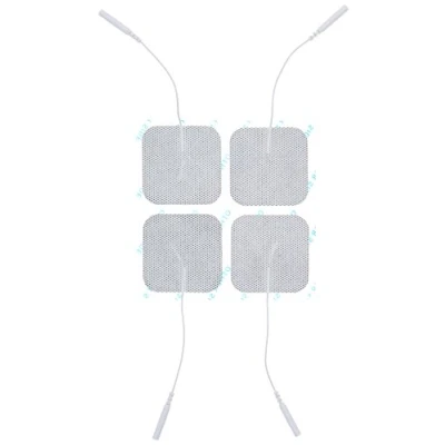 Image of Metron Self Adhesive Electrodes 5 x cm, Gentle on the Skin, Deliver Uniform Current Distribution, Pack of 4 (Eligible for VAT relief in UK)