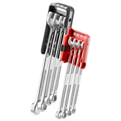 Image of Facom 440XL.JP8 8pce 8 19mm High Torque Extra Long Combination Spanner Set