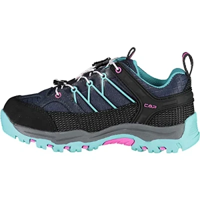 Image of CMP Kids Rigel Low Trekking Shoes WP, B Blue Acqua, 12 UK