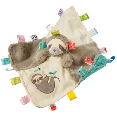 Image of Taggies Stuffed Animal Security Blanket, 33 x Centimetres, Molasses Sloth