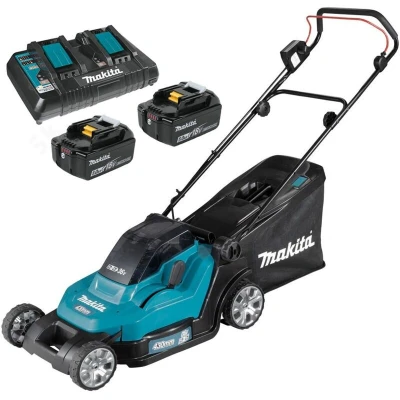 Image of Makita DLM432PT2 Lawn Mower, 36 V