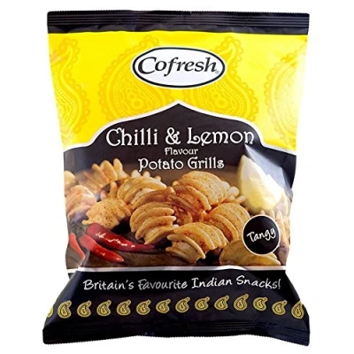 Image of Cofresh Chilli &amp; Lemon Potato Grills (80g) Pack of 2