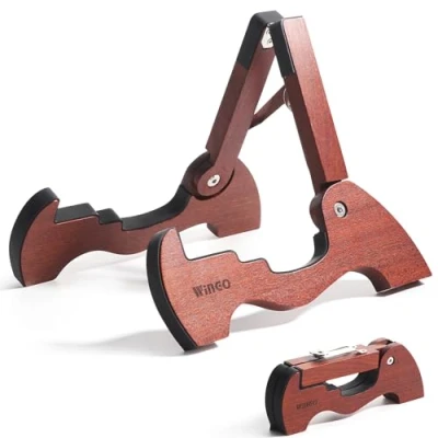 Image of WINGO Guitar Capo for Acoustic and Electric Guitars, Ukulele, Mandolin, Banjo Black with 10 Non slip Picks.