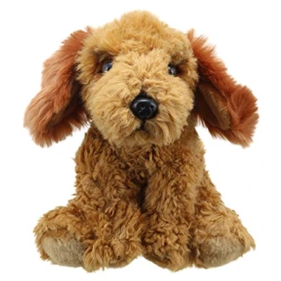 Image of Wilberry Favourites Golden Cockapoo Dog Soft Toy WB001605, Brown