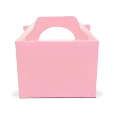 Image of Lotus 10 Pack Baby Pink Party Boxes for Kids Perfect Showers, Birthdays, Weddings, Halloween Treats, Festive Gatherings Versatile Loot Snacks &amp; Creative Celebrations(Baby Pink)