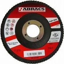 Image of 115mm x 80 GRIT FLAP DISCS. ALUMINIUM OXIDE. QUALITY ABRACS DISCS (1)