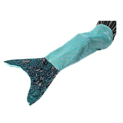 Image of Lesser &amp; Pavey Mermaid Tail Snuggle Blue Silver Sequin Design Blanket