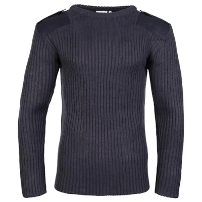 Image of Fort Men&#039;s 120 Crew Neck Combat Jumper, Navy Blue, Size 3X Large UK