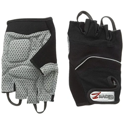 Image of Accessoriez Fingerless Cycling Gloves Black, X Large