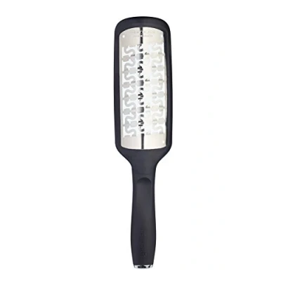 Image of MasterClass West Blade Handheld Stainless Steel Cheese Grater with Handle, 30 x 6.5 cm (12&#039;&#039; 2.5&#039;&#039;) Coarse Holes