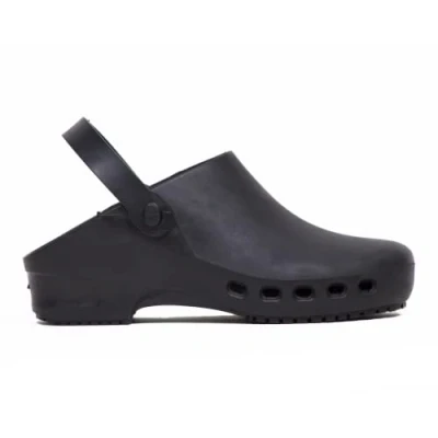 Image of REPOSA Unisex Echo Clogs and Mules, Black/White, 3.5 UK