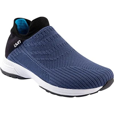 Image of UYN Men&#039;s Free Flow Master Sneaker, Black/Carbon, 6 UK