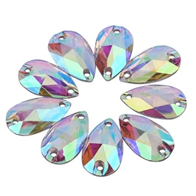 Image of Rhinestones Crystal 200pcs/pack Flatback Acrylic for Clothing(AB Color)