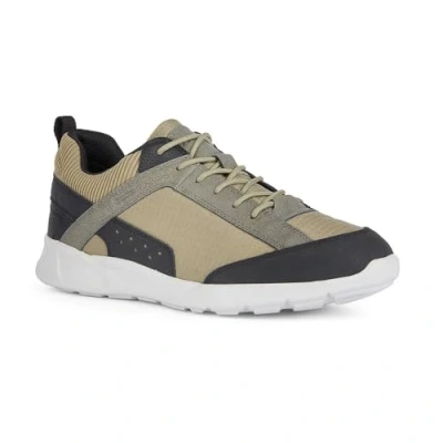 Image of Geox Men&#039;s U Sanzio C Sneaker, Sage Black, 7 UK