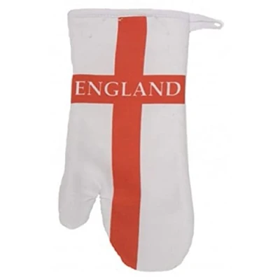 Image of PMS BS ENGLAND DESIGN LARGE SIZE BBQ GLOVE ON H/C