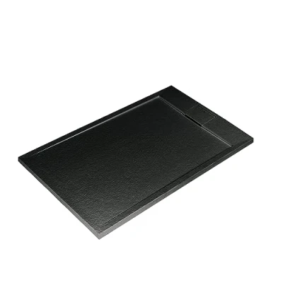 Image of Ideal Standard i.life Ultra Flat S Non Slip Shower Tray 1200 x 700mm Jet Black T5233FV