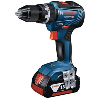 Image of Bosch GSB 18V 55 Professional Combi Drill 2 x 5.0Ah Li ion