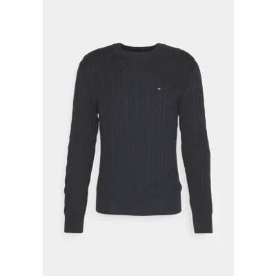 Image of Tommy Hilfiger PIMA ORG CREW NECK Jumper, Men&#039;s, Size: Small, Desert sky