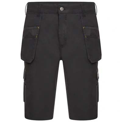 Image of JCB Trade Hybrid 4 Way Stretch Work Shorts Mens Trousers Cargo Men Multiple Pockets Holster Black Size: 44W