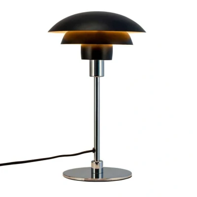 Image of Dyberg Larsen, Morph table lamp, black, height 35 cm, metal