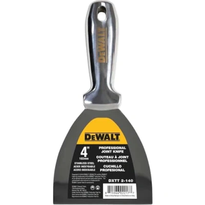 Image of DeWALT Drywall Stainless Steel Jointing/Filling Knife 100mm (4in), DDW2404