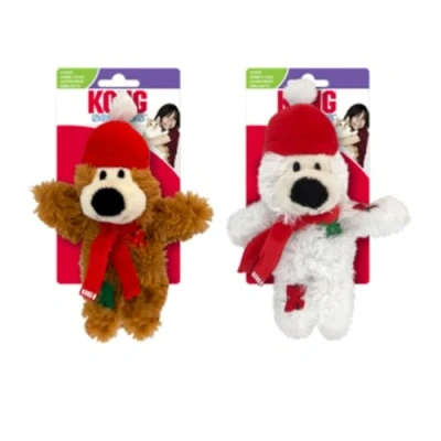 Image of KONG Christmas Holiday Cat Toys for Cats with North American Catnip Softies Pajama